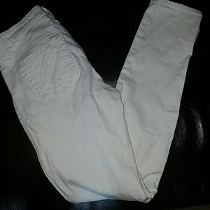 Big Star womens white Skinny jeans.